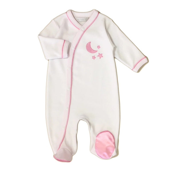 Itty Bitty Baby Satin Sleeper - Pink (1 Month, 5-8lbs)