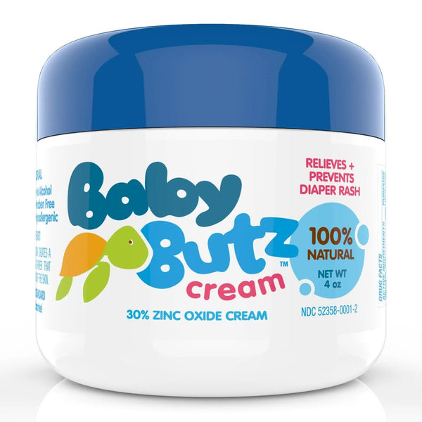 Baby Butz Natural Diaper Rash Cream (4oz)