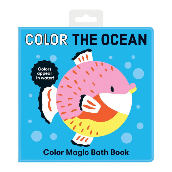 Mudpuppy Color the Ocean Magic Bath Book