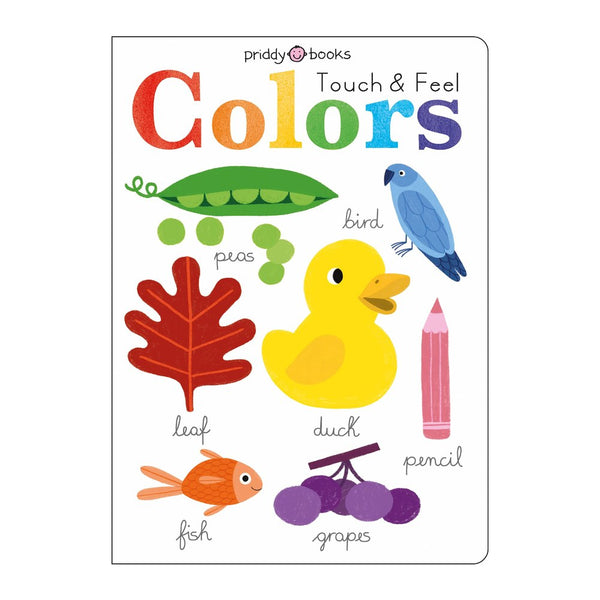 Priddy Books Learn and Explore Board Book - Touch & Feel Colors