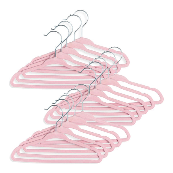Amor Bebe by TenderTyme 15-Pack Non-Slip Design Baby Hangers - Pink