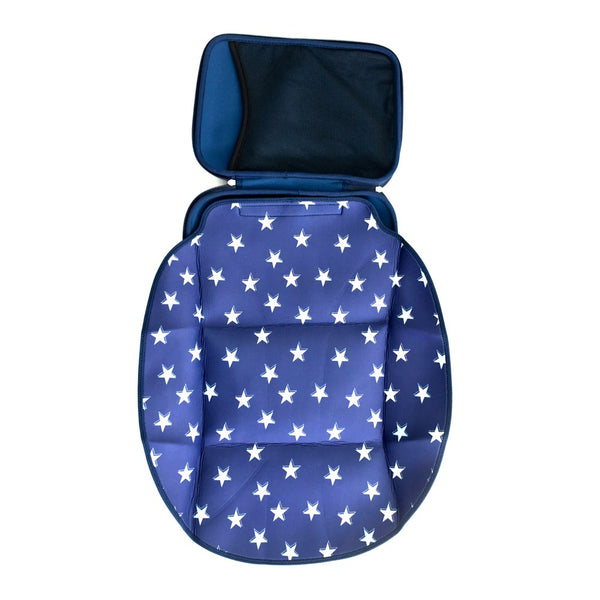 Bag and Bougie Mobile Change Pad - Blue Stars