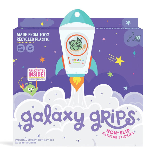 Glo Pals Grips Non-Slip Bathtub Stickers - Galaxy