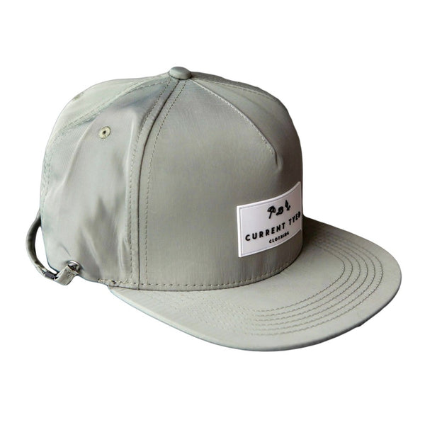 Current Tyed Waterproof Snapback Cap - Sage Green (Small, 17-19 inch)