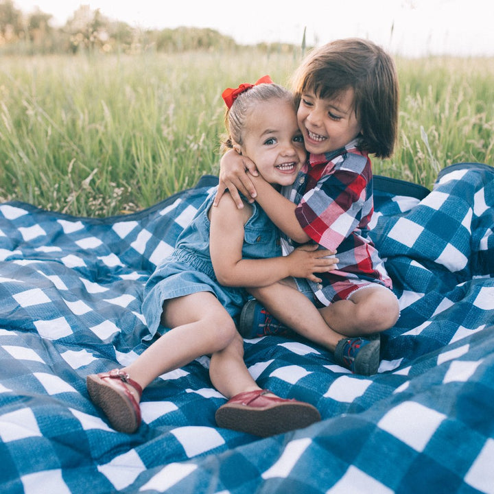 Little Unicorn 5 x 5 feet Outdoor Blanket - Chroma Rugby Stripe