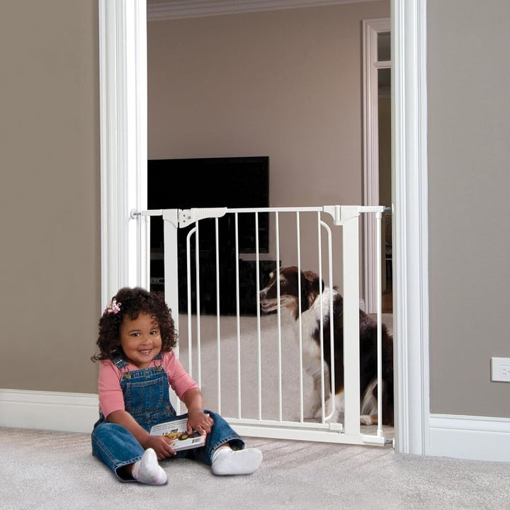 Kidco Quick Install Gateway Pressure Mounted Gate - White (RTA1037)
