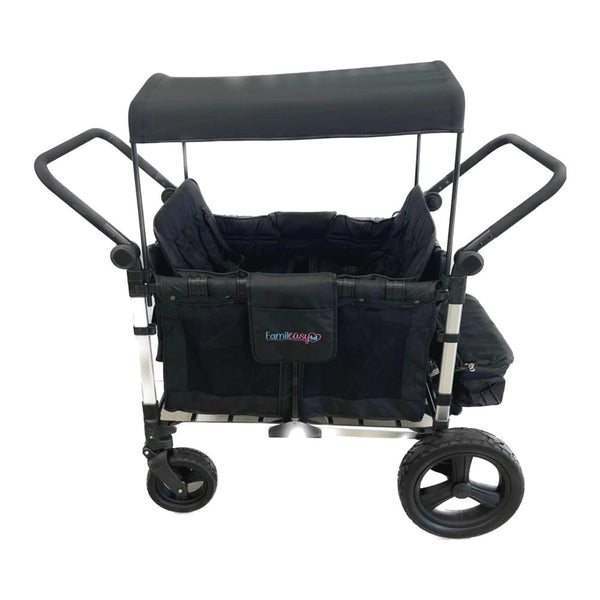 Famileasy Living 4-Seat Luxury All-Terrain Stroller Wagon - Black