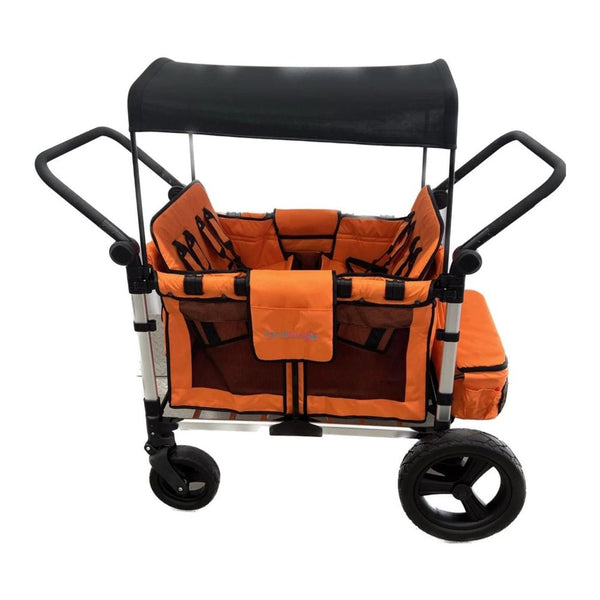 Famileasy Living 4-Seat Luxury All-Terrain Stroller Wagon - Mandarin