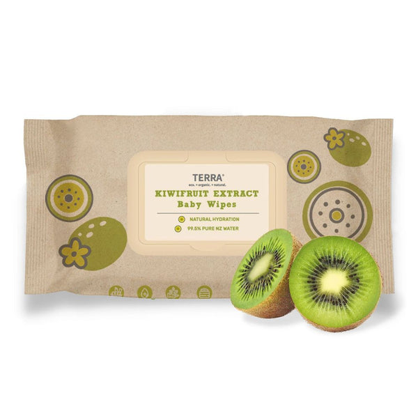 Terra Bamboo Wipes Kiwifruit  70/Pack