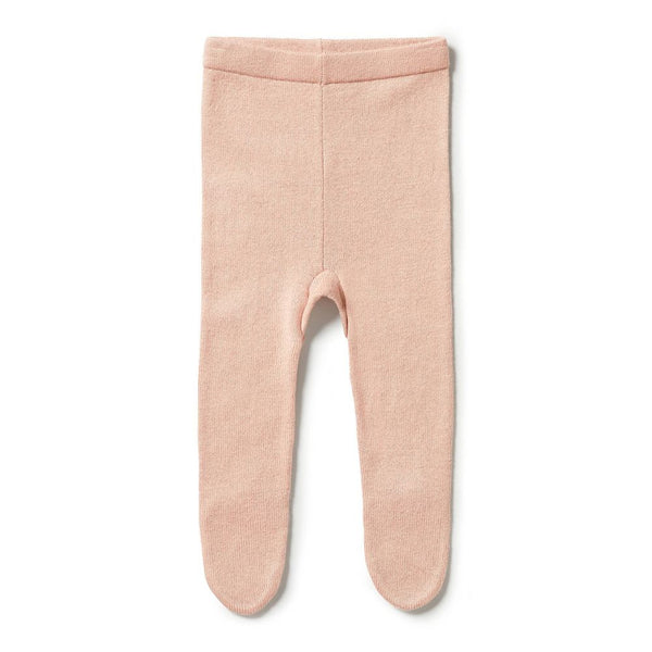 Wilson+Frenchy Knitted Leggings with Feet - Rose (3-6 Months, 6-8 Kg)