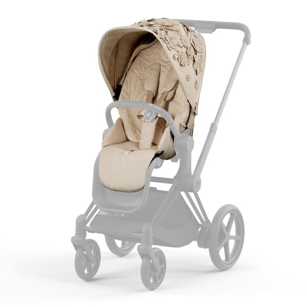 CYBEX Simply Flowers Seat Pack for PRIAM 4/e-PRIAM 2 - Nude Beige