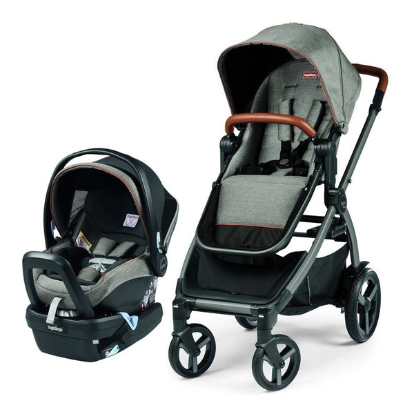 Agio By Peg Perego Z4 Travel System with 4-35 Nido Infant Car Seat - Agio Grey