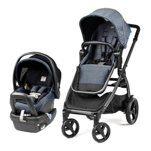 Agio By Peg Perego Z4 Travel System with 4-35 Nido Infant Car Seat - Agio Mirage Blue(Open Box-Floor Model) Default Title