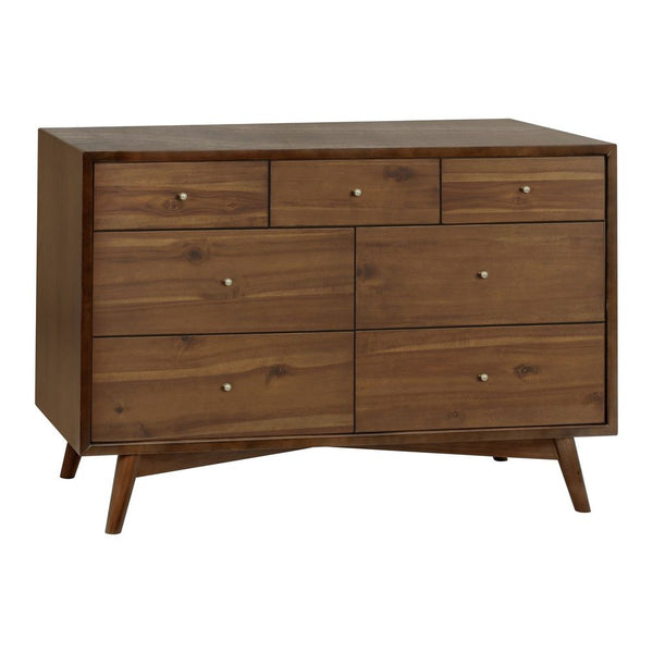 Babyletto Palma 7-Drawer Double Dresser - Natural Walnut