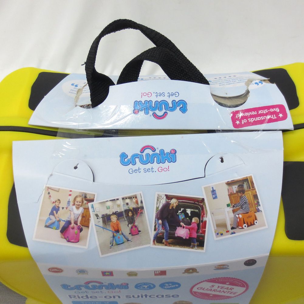 Trunki Ride On Suitcase Bernard Bee (84203) (Open Box) – Dear