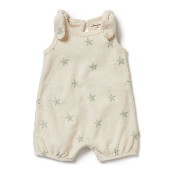 Wilson+Frenchy Organic Terry Tie Playsuit