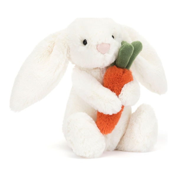 Jellycat Bashful Bunny With Carrot Plush Toy (7 inch)