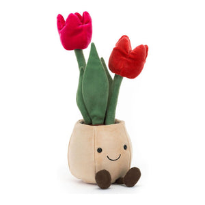 Jellycat Amuseables Plush Toy - Tulip Pot (12 inch) Default Title