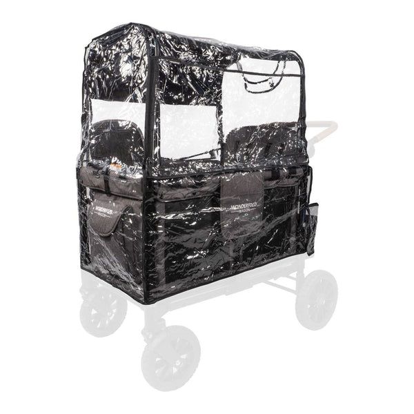 Wonderfold Clear Rain Cover for W4 Elite/Luxe Stroller Wagons