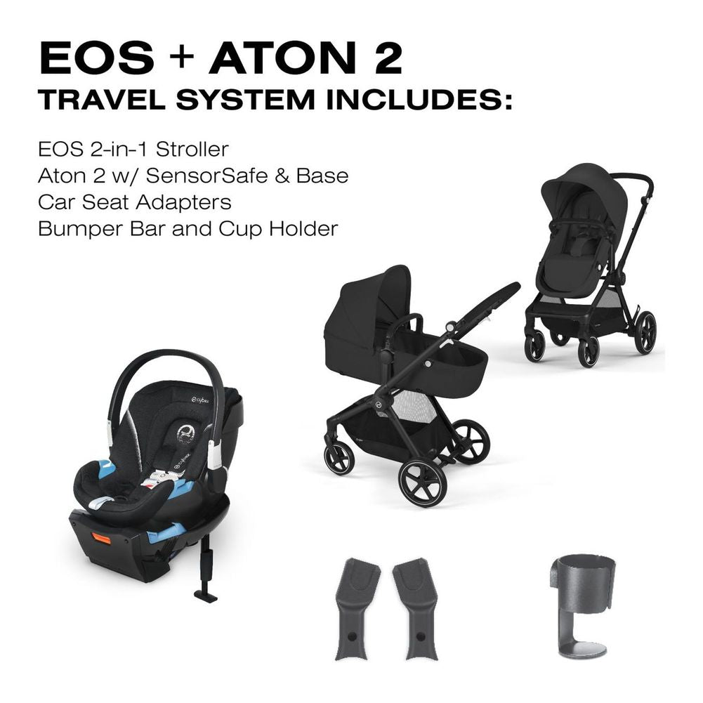 cybex aton vs aton 2 CYBEX EOS and Aton 2 with SensorSafe 5-in-1 Travel System – Dear-Born Baby