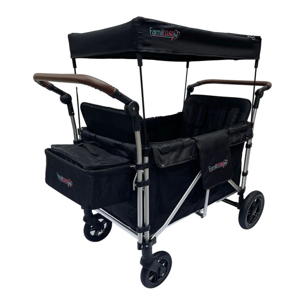 Famileasy Rider 4-Seat Stroller Wagon - Jet Black (86265) (Open Box)