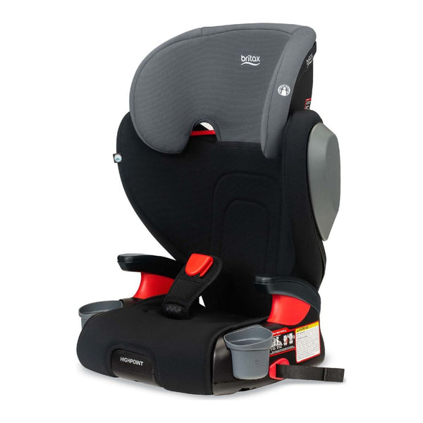Britax Highpoint Backless Belt-Positioning Booster Seat - Black Ombre (SafeWash) (86853) (Floor Model) (DoM 2022)