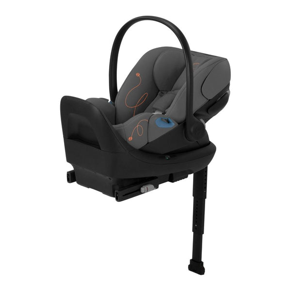 CYBEX Cloud G Lux Comfort Extend Infant Car Seat - Lava Grey (86857) (Floor Model) (DoM 2023)