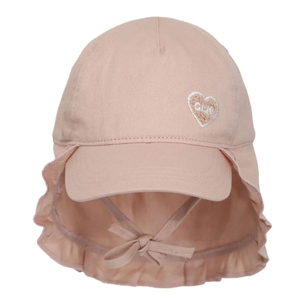CaliKids Ruffles Ball Hat with Flap