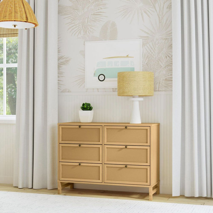 DaVinci Margot 6-Drawer Dresser - Honey