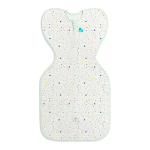 Love To Dream Swaddle UP Lite Bag Organic 0.2 TOG - Cream Constellations Small (8-13 lbs)