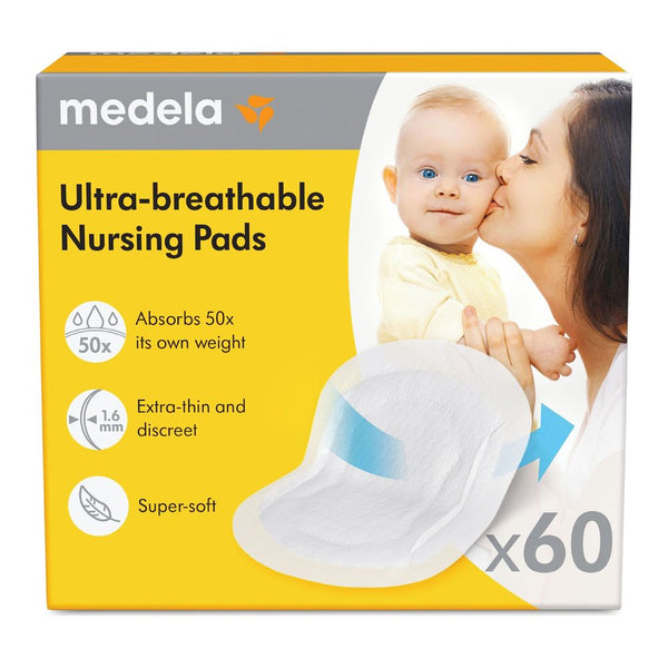 Medela Ultra-breathable Nursing Pads (60 count)