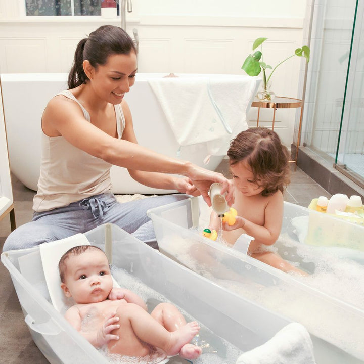 stokke bath tub newborn support Stokke Flexi Bath Bundle with Heat-Sensitive Plug and Flexi Bath Newborn Support – Dear-Born Baby