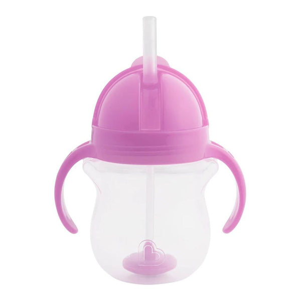 Munchkin Any Angle Click Lock Weighted Straw Trainer Cup - Purple (7oz)