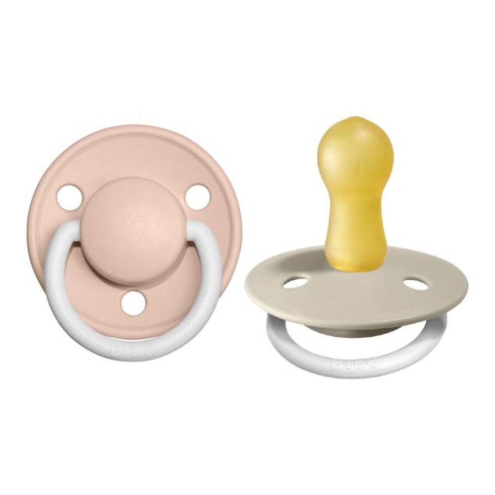 Bibs Pacifier 2-Pack De Lux GLOW Latex Pacifiers – Dear-Born Baby