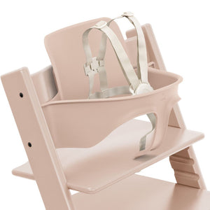 Stokke Tripp Trapp Baby Set2 with Harness & Extended Gliders Serene Pink