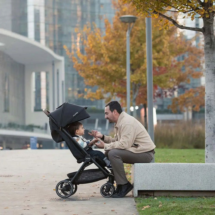 NUNA TRVL LX Compact Stroller - Caviar
