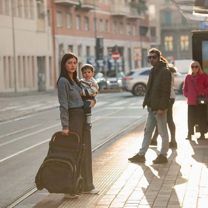 NUNA TRVL LX Compact Stroller - Caviar