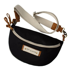 Baby on Board Paris Armelle Banana Cross-Body Bag Black