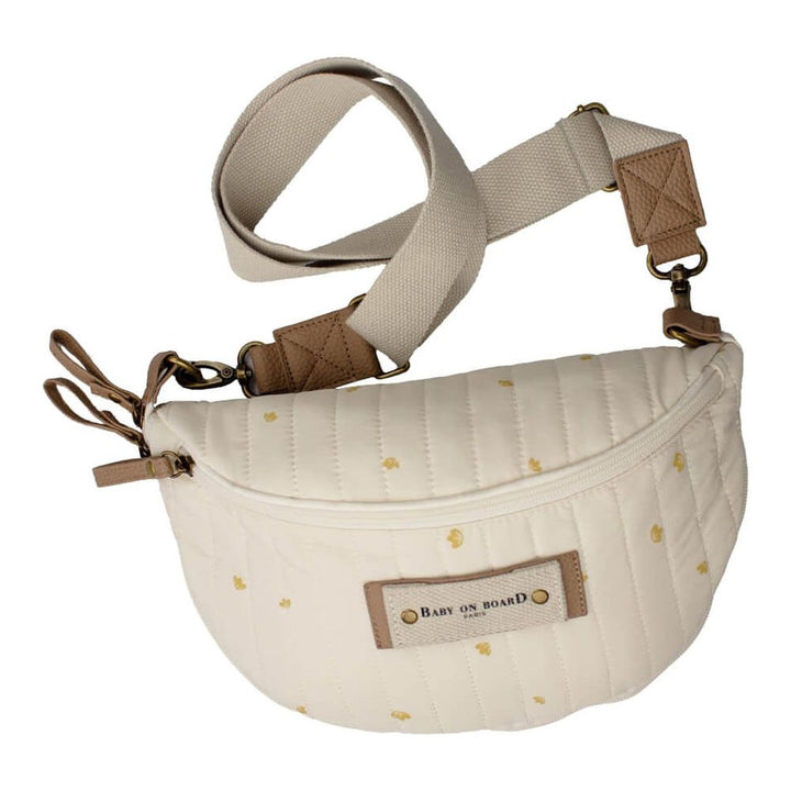 Baby on Board Paris Armelle Banana Cross-Body Bag Cotton