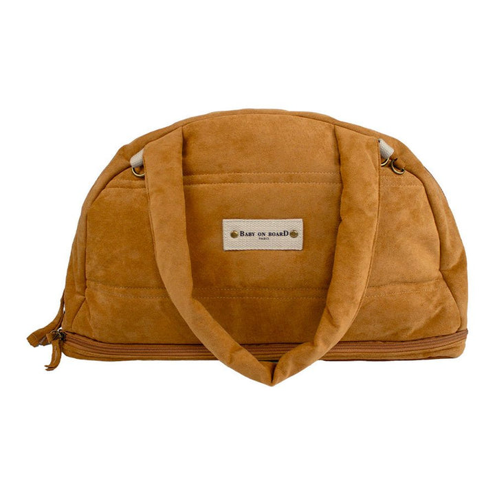 Baby on Board Paris Doudoune Diaper Tote Bag Camel