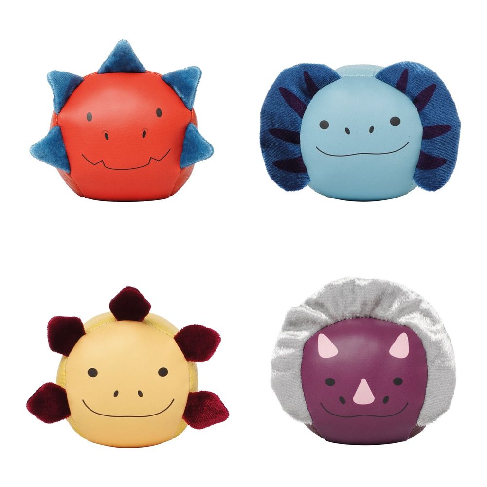Little Big Friends 4-Piece Roly Poly Balls Set - Dino – Dear-Born Baby
