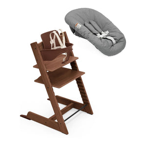 Stokke Tripp Trapp High Chair2 with Newborn Set Oak Warm Brown Anthracite