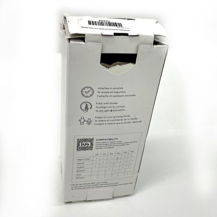 UPPAbaby Vista/Cruz V2 Upper Car Seat Adapter - Maxi-Cosi/Cybex/Nuna (95584) (Open Box)