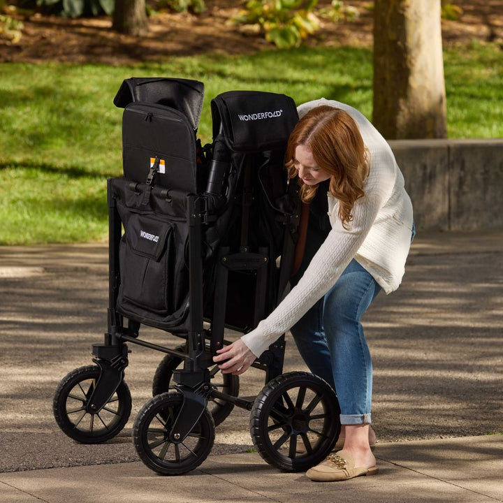open box w4 luxe quad stroller wagon weight limit Wonderfold W4 Luxe Pro Quad Stroller Wagon – Dear-Born Baby