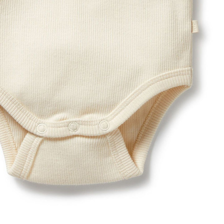 Wilson+Frenchy Organic Rib Long-Sleeved Top - Buttermilk