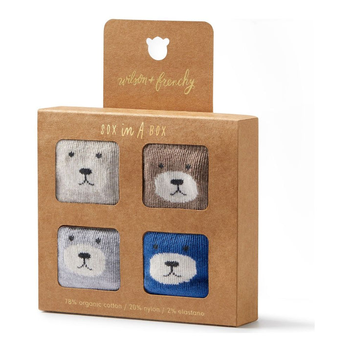 Wilson+Frenchy 4-Pack Organic Baby Socks Set