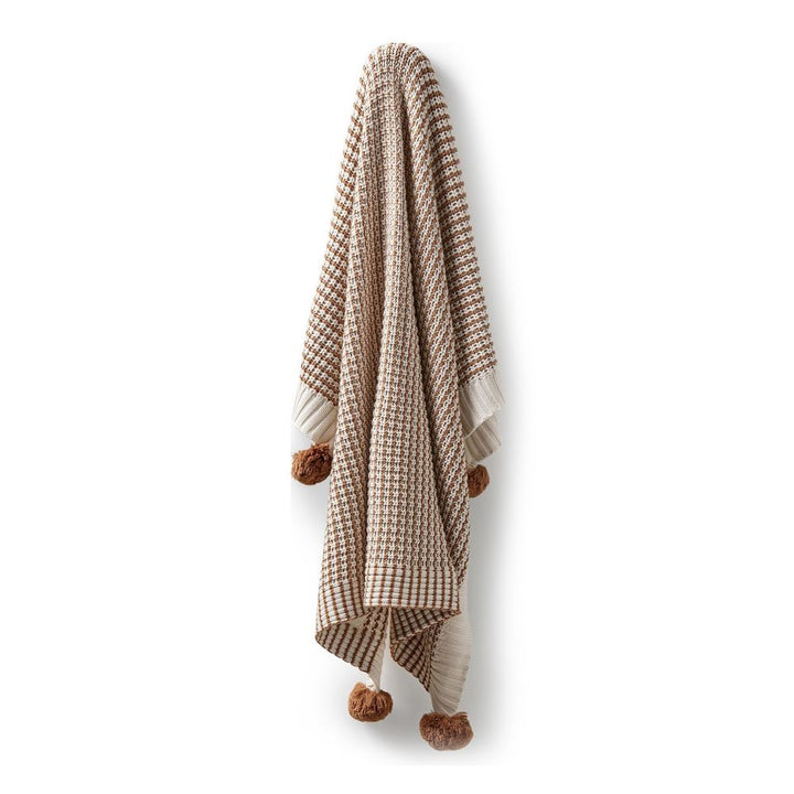 Wilson+Frenchy Organic Knitted Blanket - Cinnamon