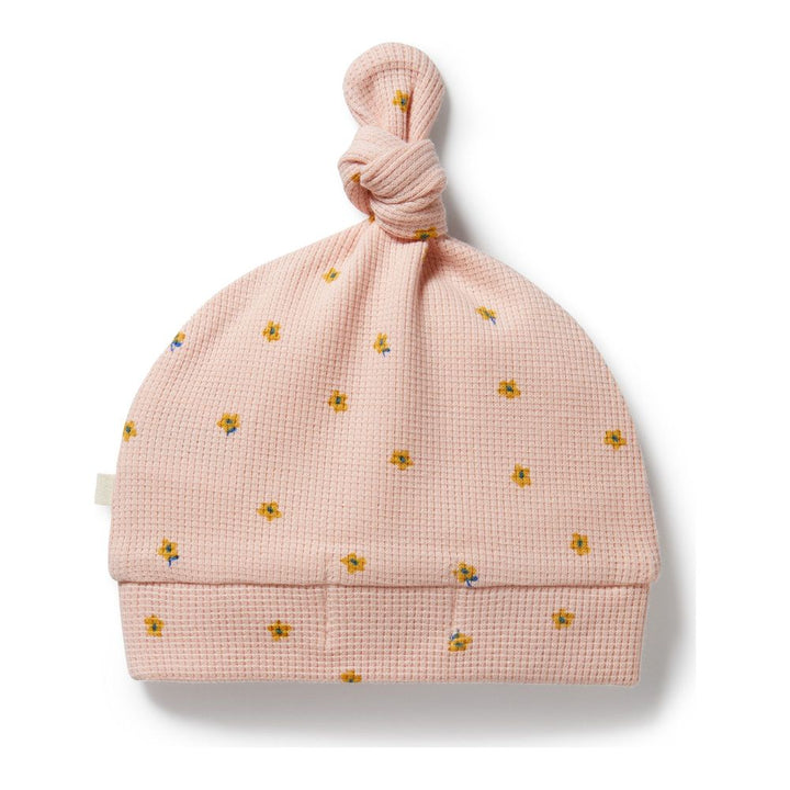 Wilson+Frenchy Organic Waffle Knot Hat - Little Fleur