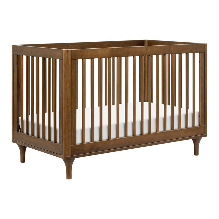 Babyletto Lolly 3-in-1 Convertible Crib with Toddler Bed Conversion Kit Natural Walnut