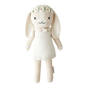 Cuddle + Kind Hand Knit Doll - Hanna The Bunny in Ivory (13 in) Default Title